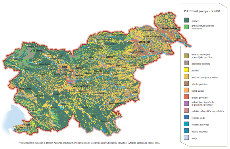 Pokrovnost tal v Sloveniji